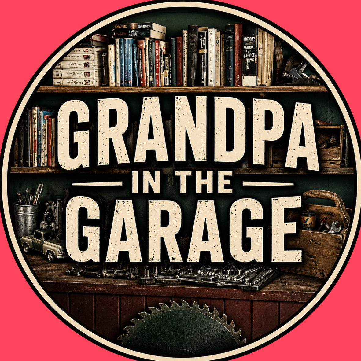 Grandpa in the Garage
